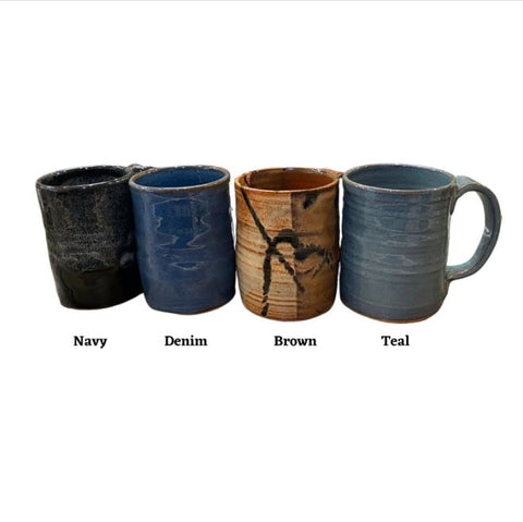 Rust Pottery Large Mugs