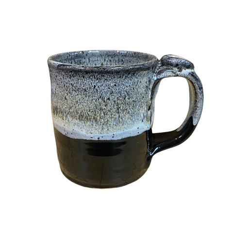Rust Pottery Mug- Regular with Thumb Rest
