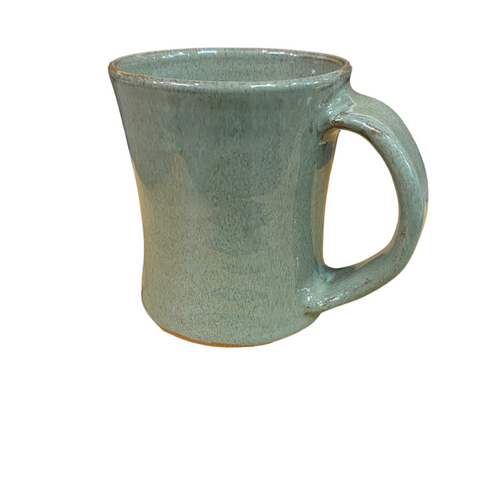 Rust Pottery Mug- Regular Hourglass