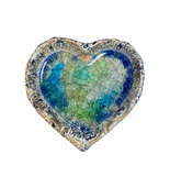 Down to Earth Pottery Artisan Plate - Heart