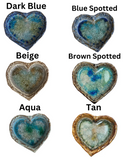 Down to Earth Pottery Artisan Plate - Heart