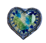 Down to Earth Pottery Artisan Plate - Heart