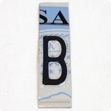 License Plate Individual Letters