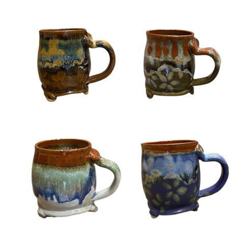 Becca Irvin Pottery Footed Mug