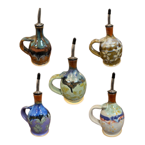 Becca Irvin Pottery Oil Bottle