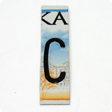 License Plate Individual Letters
