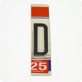License Plate Individual Letters