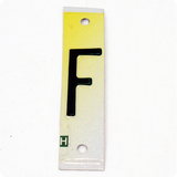 License Plate Individual Letters
