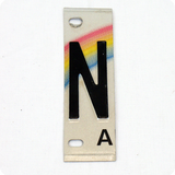 License Plate Individual Letters