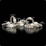 Sterling Silver Plated Stylish Stretch Rings