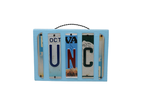 License Plate Sign - UNC