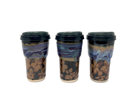 Becca Irvin Pottery Travel Mug