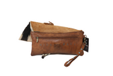 One of a Kind Handmade Hide Clutch