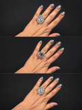 Aluminum Wire Flower Ring