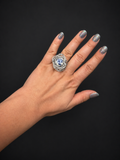 Aluminum Wire Flower Ring