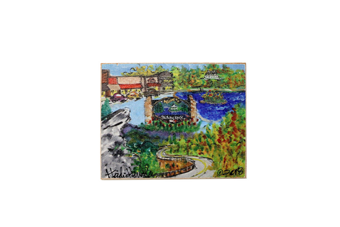 Heidi Hensley Blowing Rock Mural - Magnet