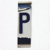 License Plate Individual Letters