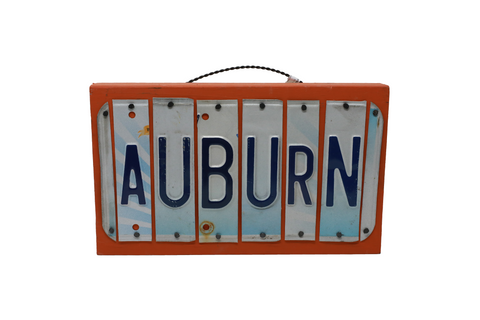 License Plate Sign - Auburn