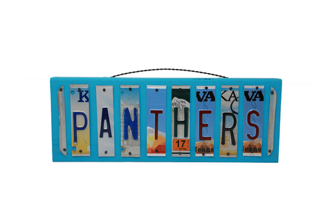 License Plate Sign - Panthers