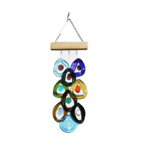 Bottle Benders Recycled Glass Chime - Southern Lights